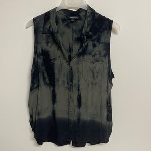 Rock and Republic Sleeveless Tie Dye Blouse